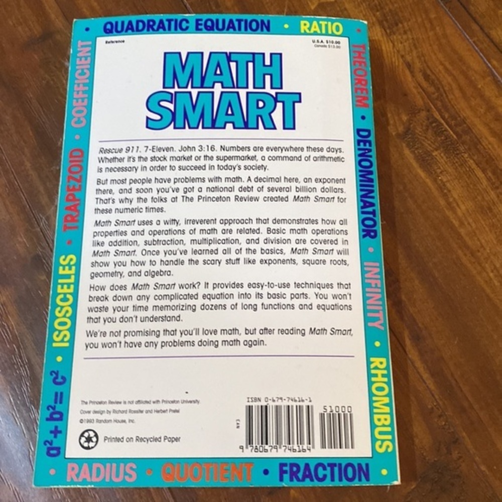 Math Smart book - Picture 3 of 4